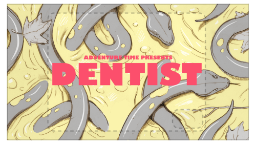 Dentist - title card designed by Tom Herpich painted by Nick Jennings