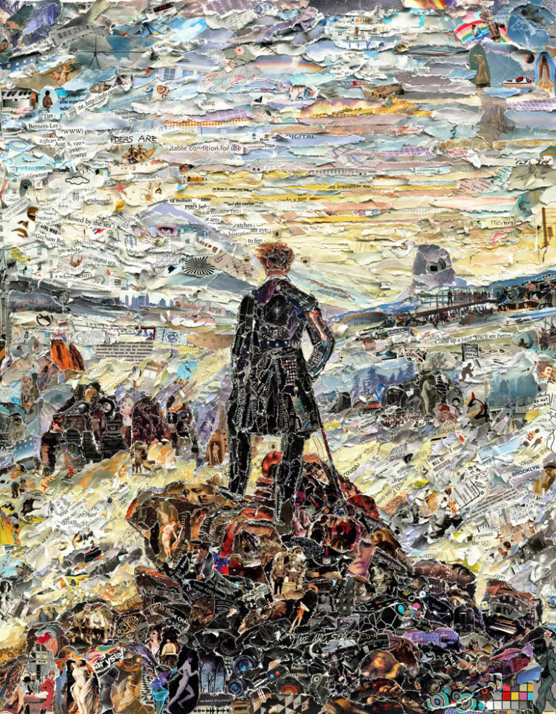 asylum-art:    ‘pictures of magazine’ 2” By Vik Muniz  vik muniz famous artworks