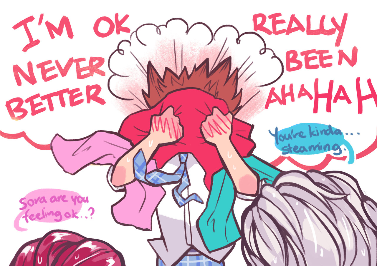 soursoppi:  [twitter doodles]white shirts on a tropical island….hmmm