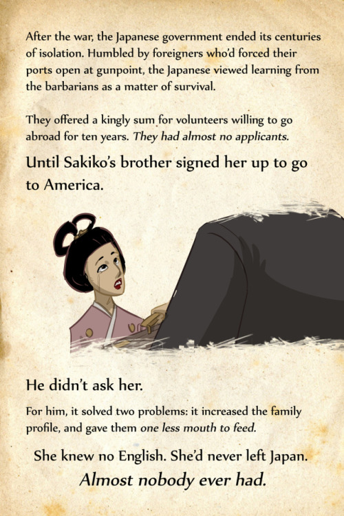 rejectedprincesses:  Sutematsu Oyama (1860-1919): Japan’s First College-Educated Woman   Full entry (with footnotes) here. Patreon here. Art notes behind the cut. Keep reading 