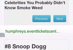 muhfuckanevalovedus:  Say it ain’t so Snoop