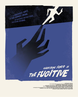 fuckyeahmovieposters:  The Fugitive by David Moscati