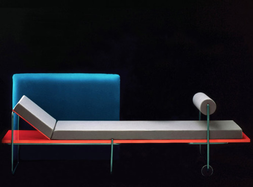 Andrea Branzi,  sofa Century, 1982. From the Memphis Milano Collection, Italy. Via Wallpaper