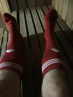 bluecollaraus:  Experimenting socks in the