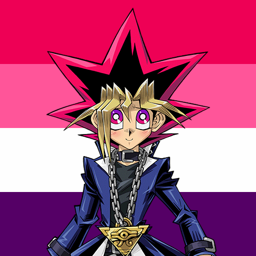 Alloace flag but it’s color picked from Yugi Muto!