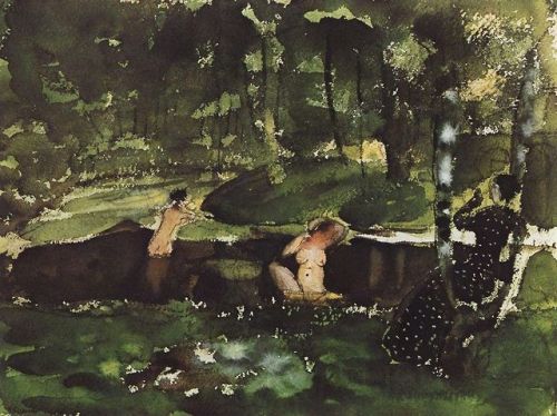 Konstantin SomovBathing ,1904