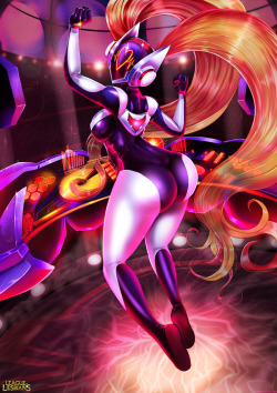 hothentaiporn:Dj Sona by Shadbase