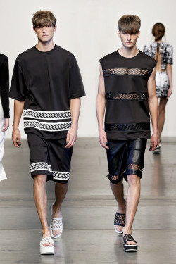 l-homme-que-je-suis:  Guerrino Santulliana &amp; Frederik Ruegger | Kye Spring/Summer 2015 | New York Fashion Week