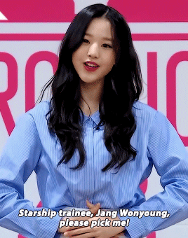 izonechu: produce 48′s jang wonyoung ♡ 