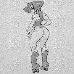 sycrayasin:Leotards and chunky heel boots, where does one go, dressed like this? #art #artist #sketch #sketchbook #drawing #girl #highheels #drawing https://www.instagram.com/p/BrwQtytBbHm/?utm_source=ig_tumblr_share&amp;igshid=1g500bfkvw4pw