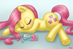 mcponyponypony:  /r/: sleeping Fluttershy