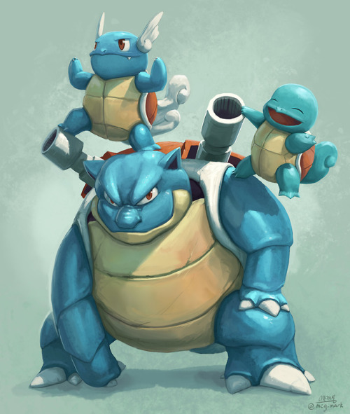 butt-berry:Blastoise and the boys