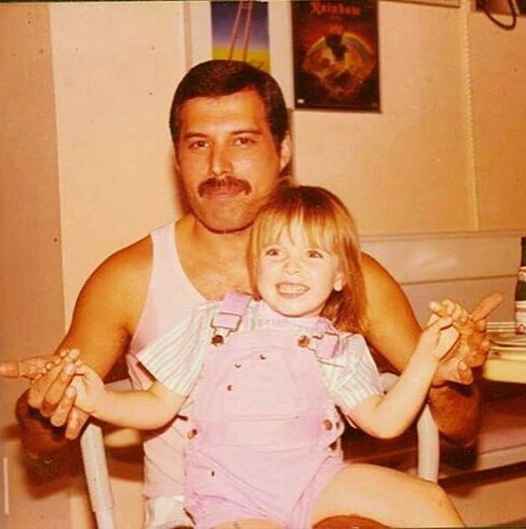 Freddie Mercury With Children