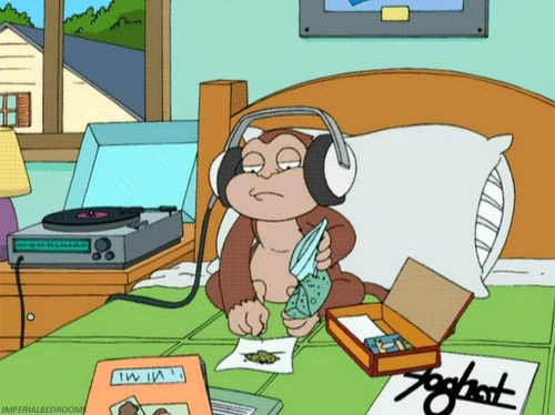theadultswimpage:  Something tells me that the writers of Family Guy are supporters of marijuana, well the more reason to watch it.            - [adult swim] fan 