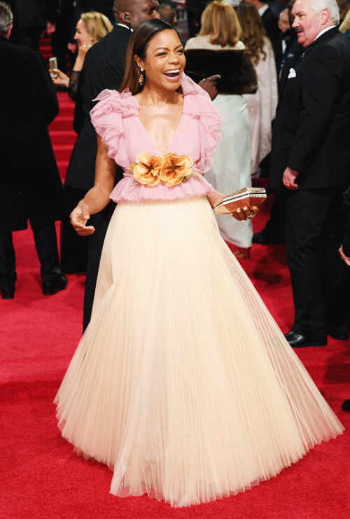 Naomie Harris attends the 70th EE British Academy Film Awards at Royal Albert Hall on February 12, 2