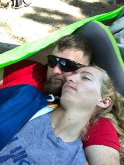 Slowed down at work and she’s busy at work so I’m missing her a bit …. took these when we went to Salt Creek and I enjoyed the fuck out of cuddling with her in my hammock! I even bought a selfie stick ( pos cheapo one) just for taking these