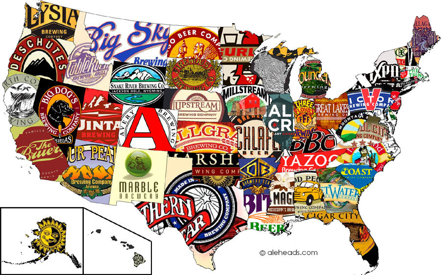 escena Carrera flotador Mapas Infinitos — Cervezas en Estados Unidos / Beers in USA *...