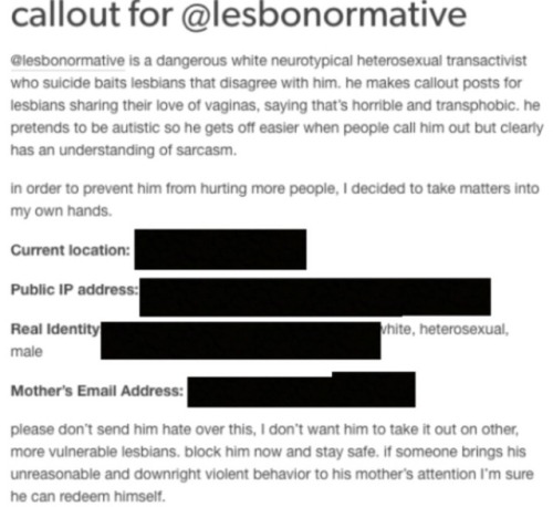 terfsafeuserboxes: softanti: {Submission} Thought I’d warn y'all about this annoying and dange