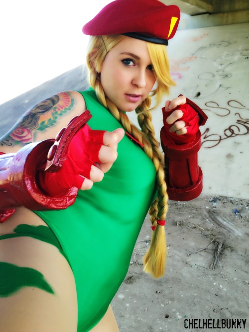 Porn chelbunny:  Cammy cosplay done!! Kicking photos