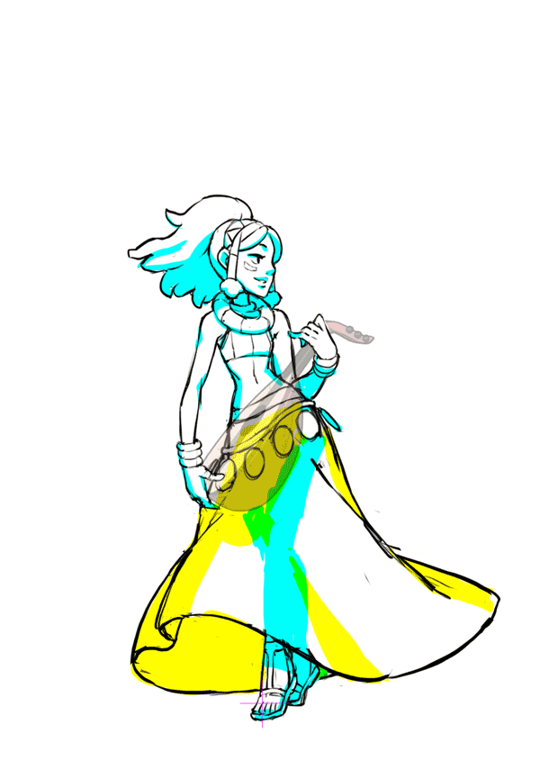 indivisiblerpg:  Today’s @indivisiblerpg update puts Zahra, the wandering bard,