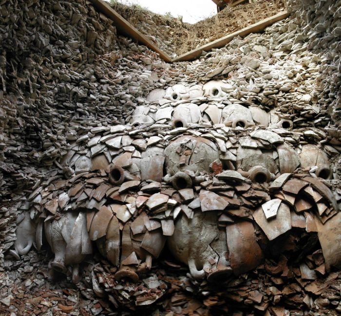 museum-of-artifacts:  In Rome is a hill - Monte Testaccio - which made entirely of