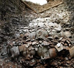 museum-of-artifacts:  In Rome is a hill - Monte Testaccio - which made entirely of 53 million olive oil amphorae. In fact it’s the biggest ancient Roman rubbish dump.  