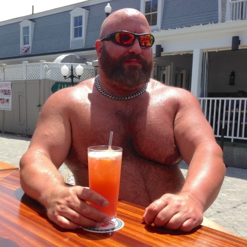 BigLittleTim in Provincetown.  First Planter’s-Punch of the summer.