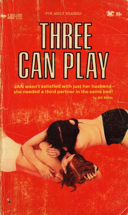 Three Can Play by Bill ReddyBee-Line Books 342N, 1968