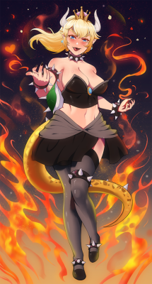 artistntraining:More Bowsette &lt;3 &lt;3 &lt;3 &lt;3