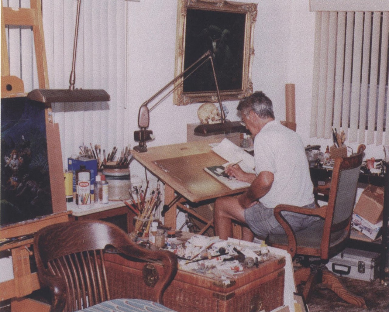 This is where art is made: Part V Kelly Sue DeConnickFrank FrazettaRyan StegmanFrank