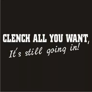 peteandthewolf:  sassybutclassysub:  I’m going to clench down around it, once its