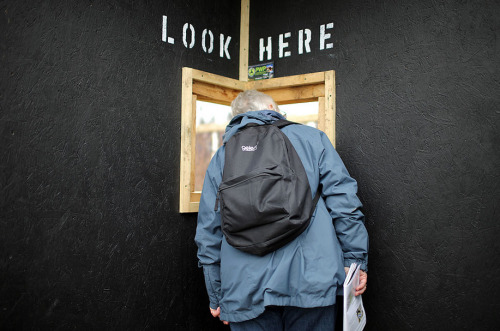 Christopher Furlong/Getty Images A visitor views a garden display called Modo-Repose by PWP Garden D