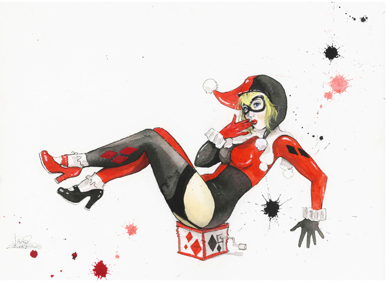 supersexualtyrannosaurus:  Pin-Up DC Girls art by lora-zombie