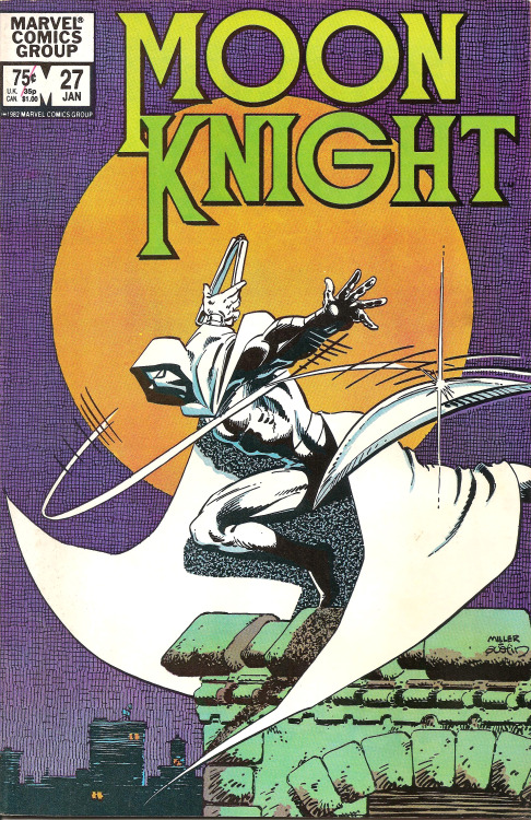 Moon Knight #27 Cover by Frank Miller & Terry Austin, 1982