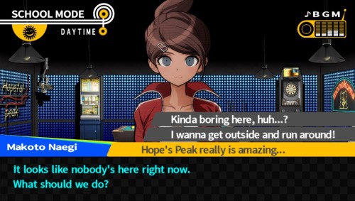 “Hope’s Peak really is amazing…”“Yeah, everything here is like, to the max. Amazing is right… I need