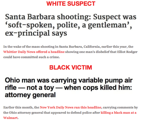 When The Media Treats White Suspects And Killers Better Than Black Victicms.