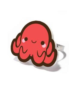 the-psychotic-pinkette:  1.)Bento Octopus Ring 2.)Maneki Neko Ring 3.)Rainbow Ring 4.)Kyandi Ring 5.)Chiri Ring 6.)Custard Meowchi Ring 