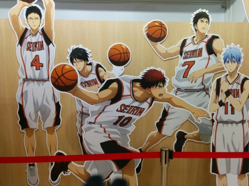 midorichan10: J-World renovated the KnB area a bit with some new stuff! One, lots of Seirin vs. Tou