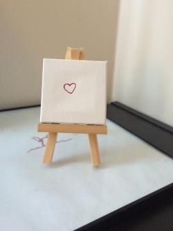 svveden:  funnybeforeitwascool:  svveden:  My girlfriends Christmas present was so cute  you can buy the easel at Michael’s and it takes 10 seconds to find a red pen and draw a heart.  Someone sounds a little mad they didn’t get a cute Christmas present