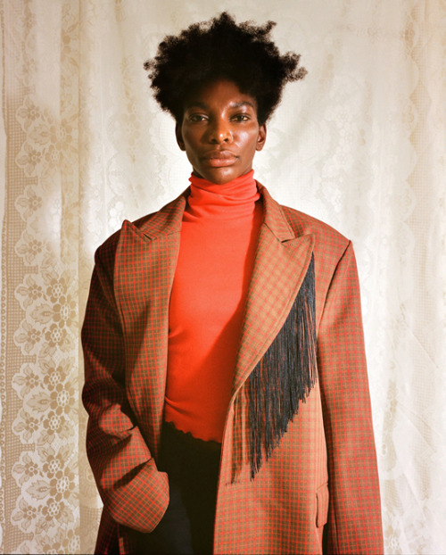accras: Michaela Coel photographed by Ekua King for Paper Magazine
