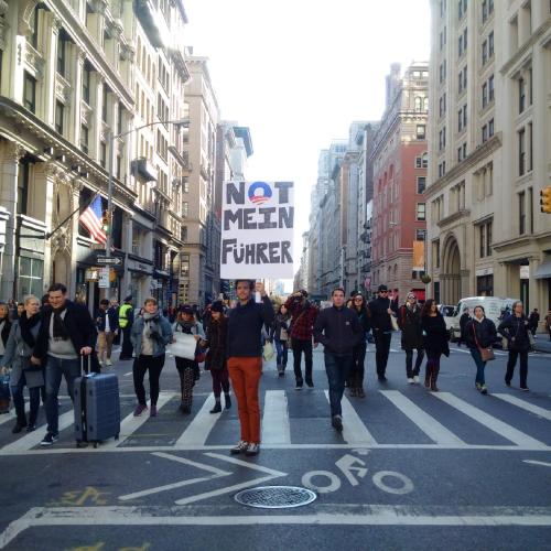 irishais:My aunt has been attending multiple NYC protests this week.These are some of the pictures s