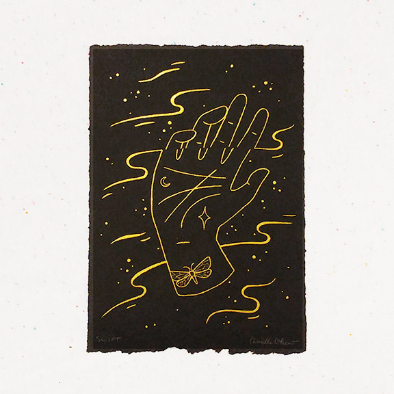 lordofmasks: Inktobers 1−6 ✨✨✨ Painting a bunch of gold hands for this year’s