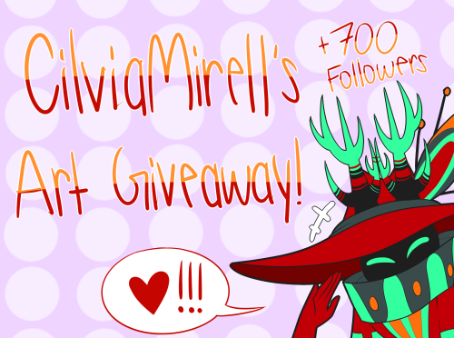 cilvia-art:Thank you everyone for +700 followers! You’re all so great and wonderful!!! c:Prizes: 1st
