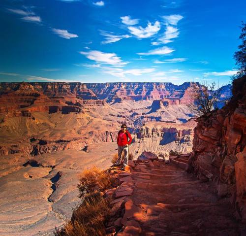 RED DUST #grandcanyon #nationalpark #hike #caibab #trail #altitude #colorado #hot #warm #river #ariz