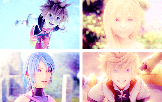 criticaldrive:  Kingdom Hearts + Smiling “Let us always meet each other with smile,