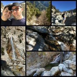 Love going on random adventures! Thank you @formicida 😄👬🌲🌲🌲💧 #forestfalls #waterfall #randomadventure #upiseasierthandown #thankyouforthefunosito #hespoilsme