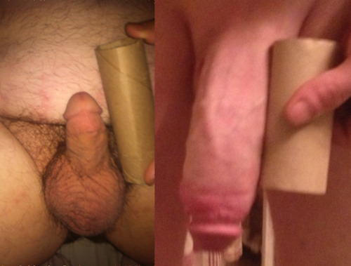 smallpeniswannabcuck:  I’m on the left. Real man in the right Like if you think my wife should fuck 