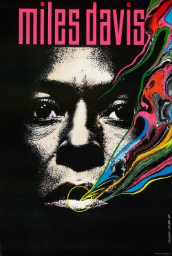 wandrlust:  Polish Miles Davis Poster (1989) Designed by Roslaw Szaybo   Just finished learning about this guy. Very good stuff