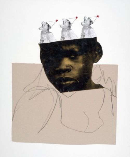 blackourstory: manufactoriel: Untitled No. 33, by  Deborah Roberts (via TumbleOn)