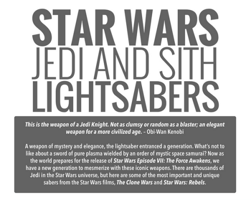 XXX lordwanjavi:  Star Wars Lightsabers [Infographic] photo